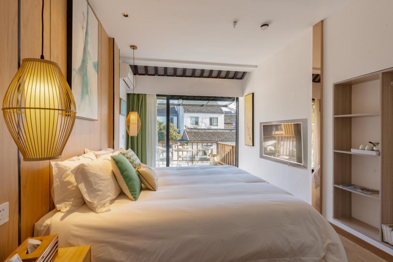 Tongli Slowlife River View Inn Сучжоу Экстерьер фото