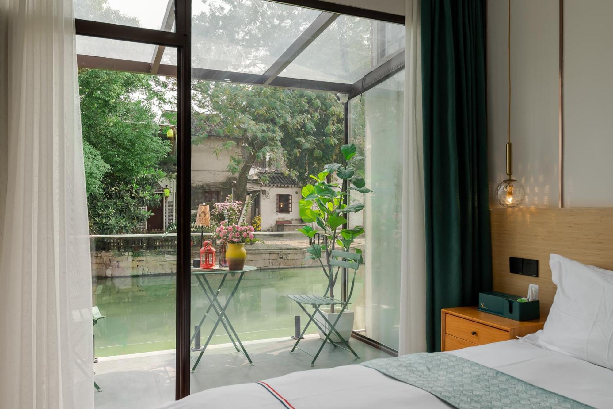 Tongli Slowlife River View Inn Сучжоу Экстерьер фото