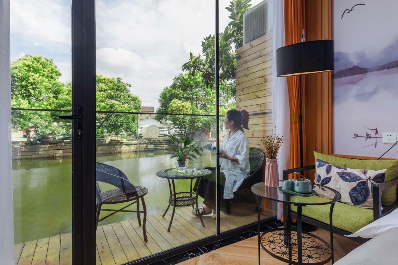 Tongli Slowlife River View Inn Сучжоу Экстерьер фото